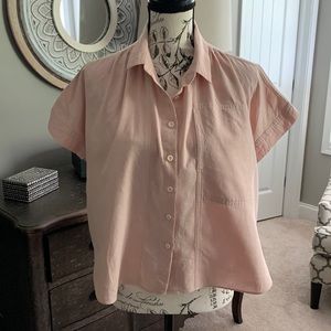 Madewell button front blouse